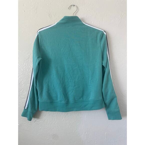 ADIDAS WOMEN'S CHANGEOVER 1/2 ZIP PULLLOVER SWEATER Green Blokecore Athletisure - Picture 8 of 11